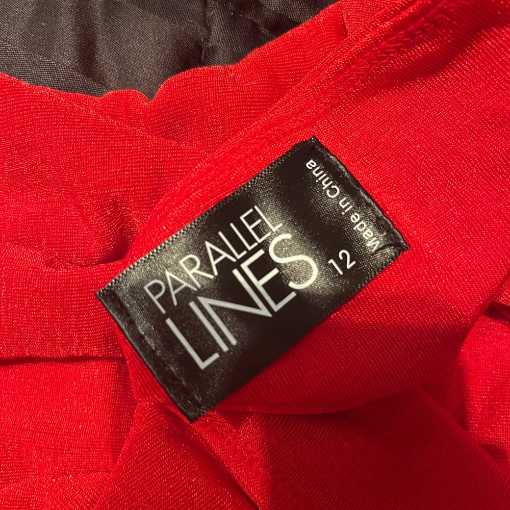 Parallel Lines Cut Out Cross Front Mini Dress In … - image 5